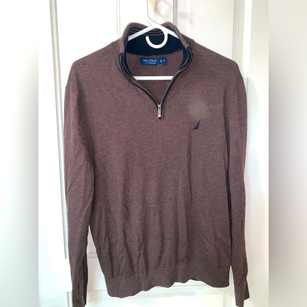 Brown Nautica Quarter Zip